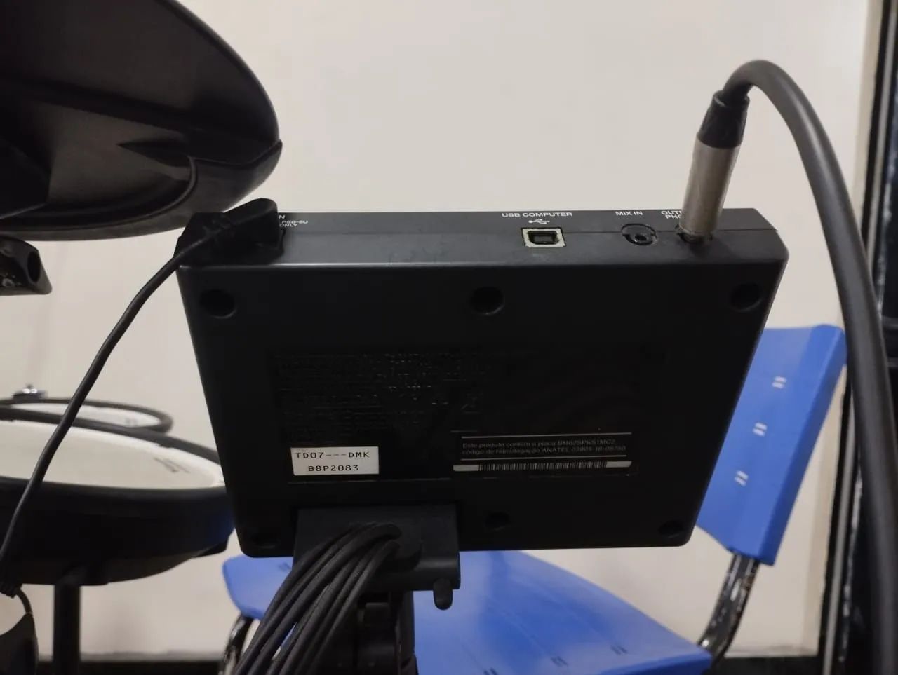 Bateria Eletrônica Roland Td-07 Dmk V-Drums Preto - Foto 4