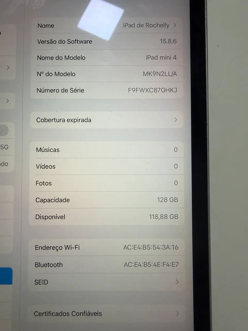 iPad mini 4 128GB prata - Foto 3