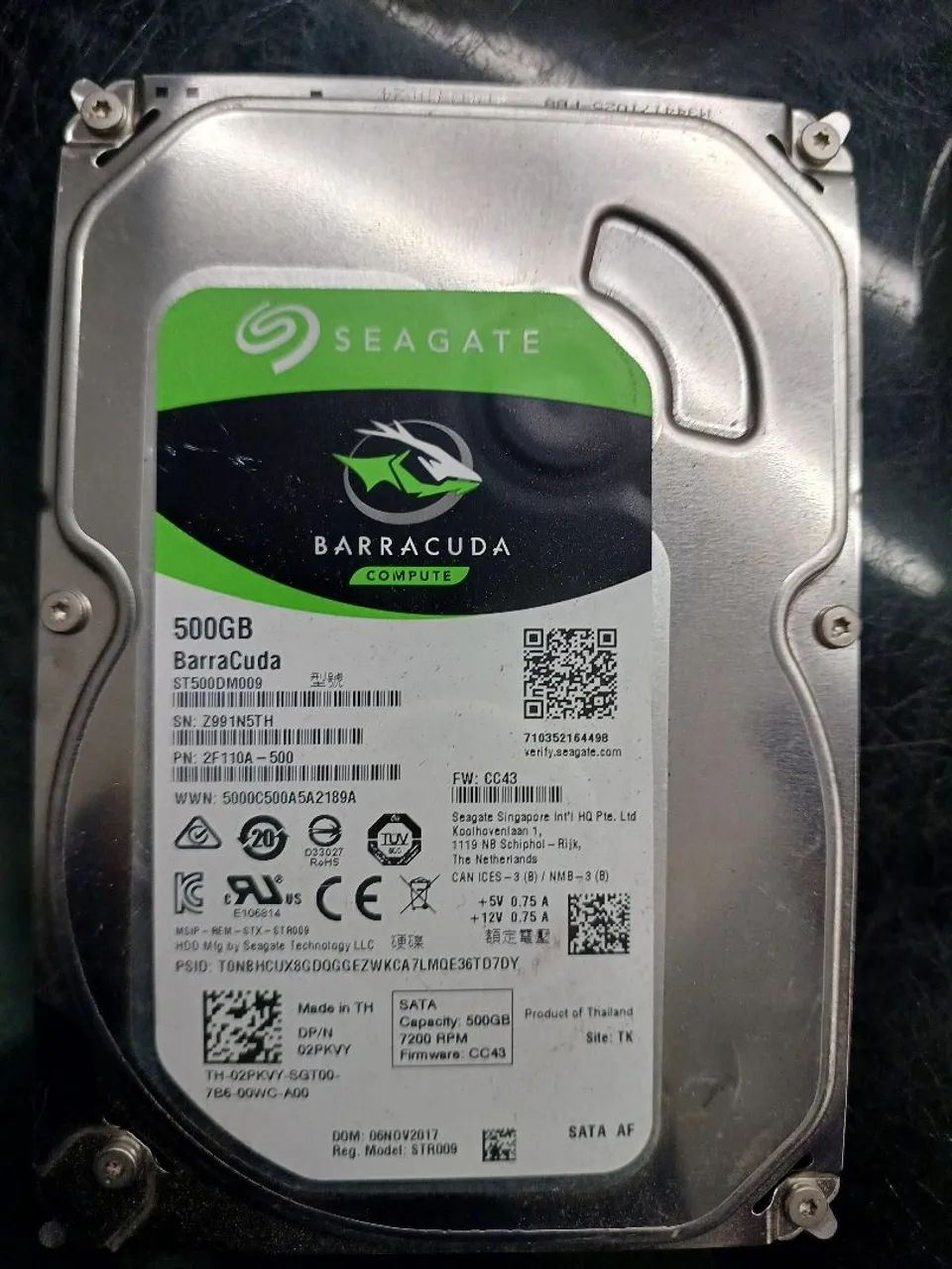 Hd 500gb seagate  cftv dvr nvr cpu  - Foto 4