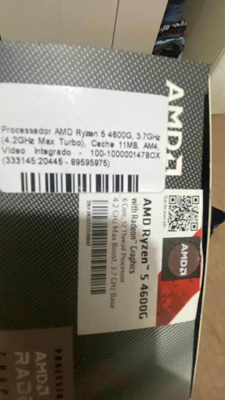 Processador ryzen 5 4600 novo  - Foto 3