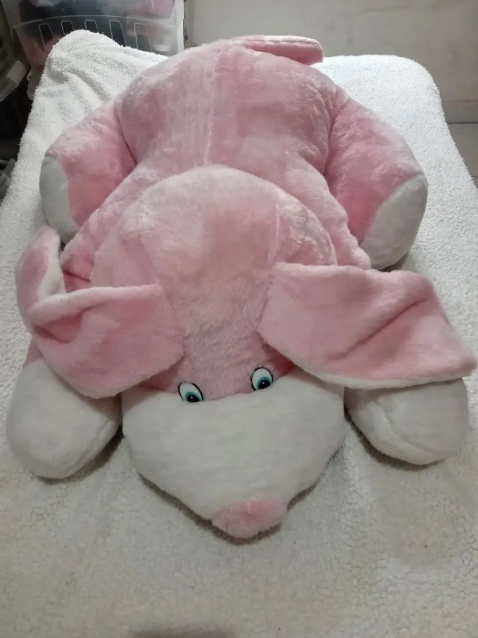 Cachorro rosa pelucia gigante anos 90 2000