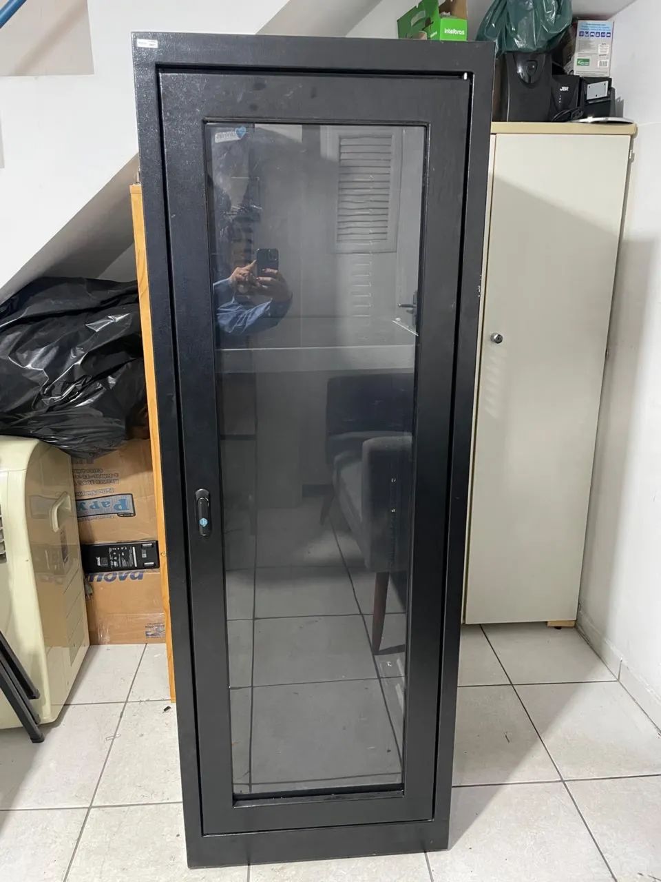 RACK PARA SERVIDOR FECHADO PRETO - Foto 2