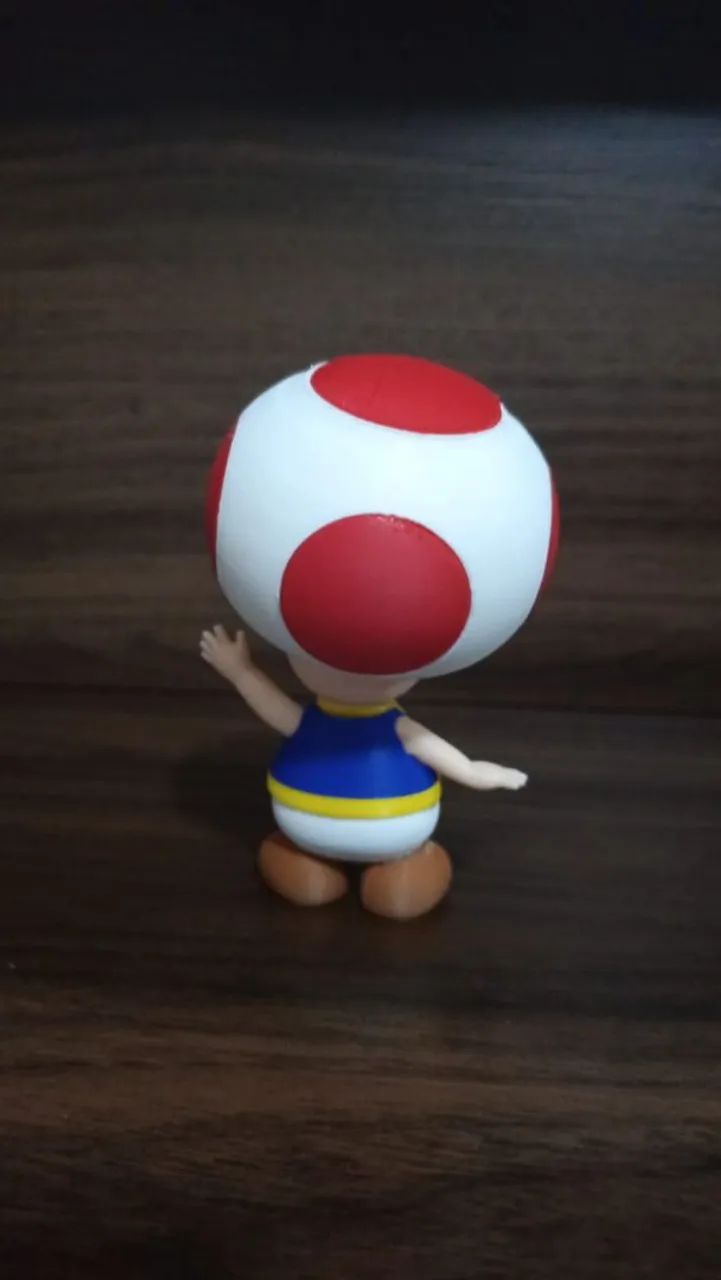  Boneco Cogumelo - Impresso em 3D - Super Mário  - Foto 2
