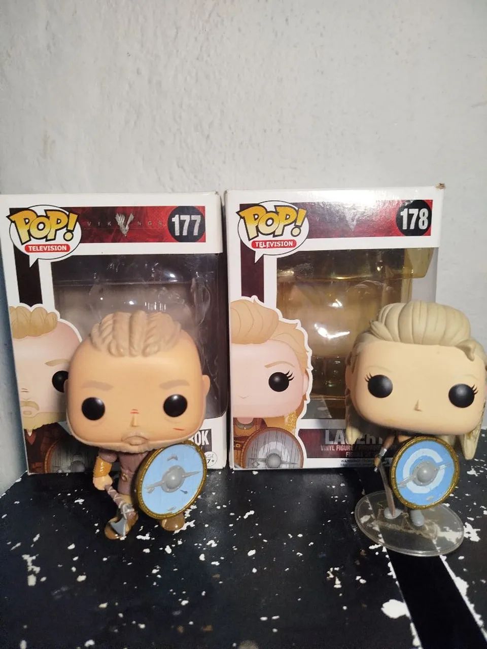 Kit 2 Funko Pop Vikings - Ragnar e Lagertha 