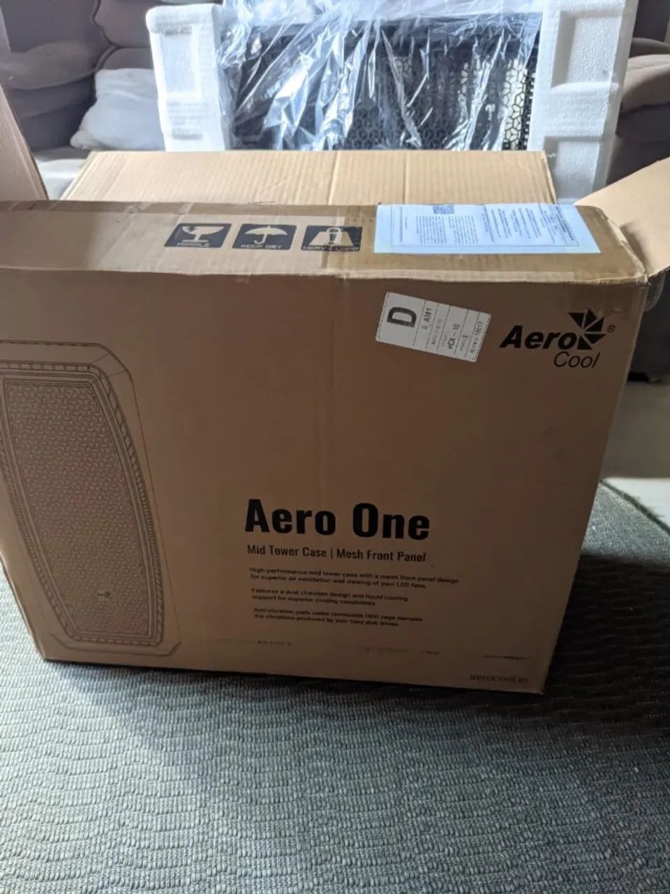 Gabinete Aerocool Aero One Branco - Foto 3
