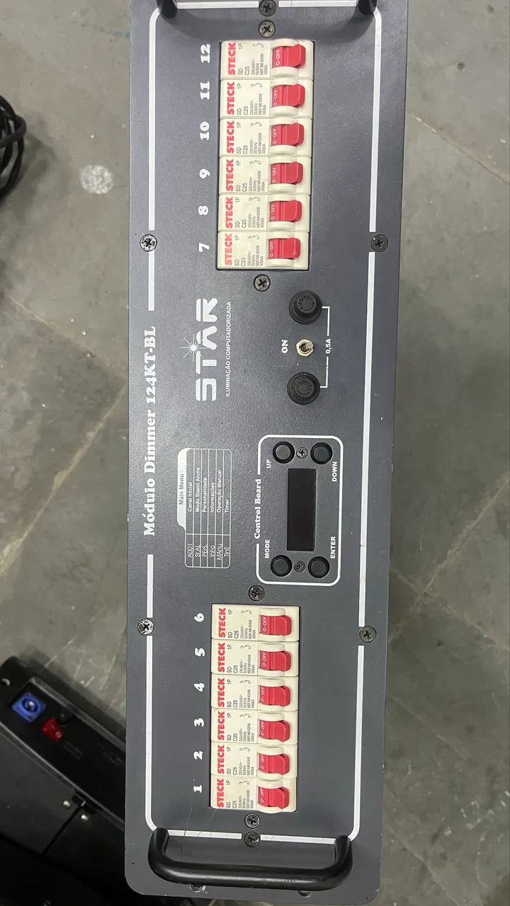 Rack dimmer 12 canais Star Lighting Dmx - Foto 5