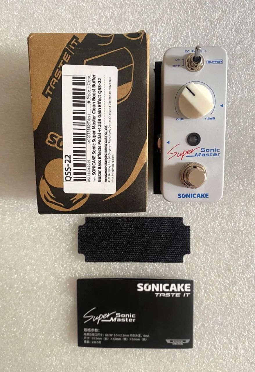 Pedal Sonicake Super Sonic Master Clean Boost Buffer