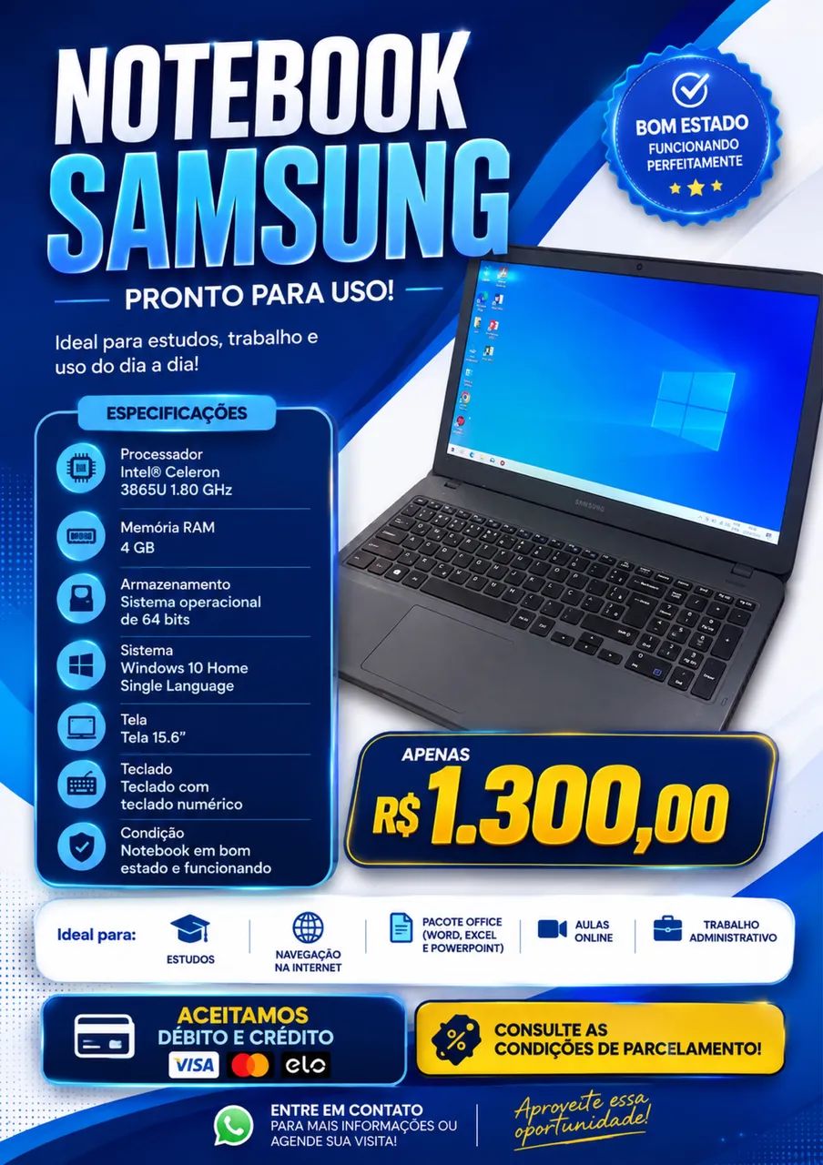 Notebook Samsung 
