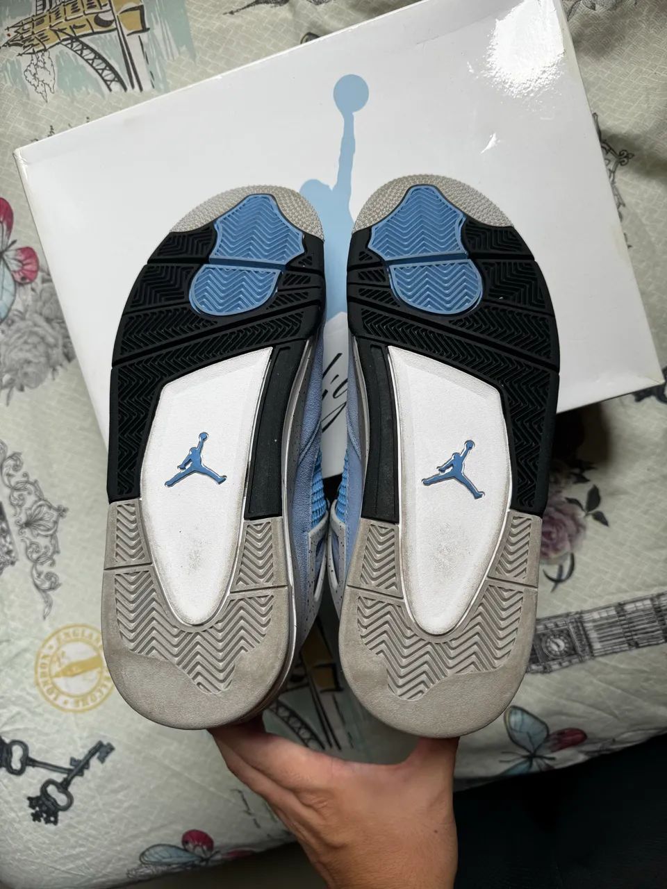 jordan 4 blue university - Foto 5
