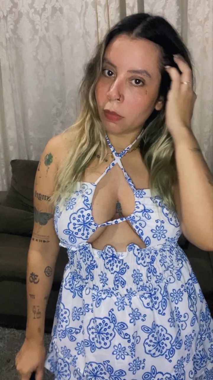 Vestido Rodado Azul