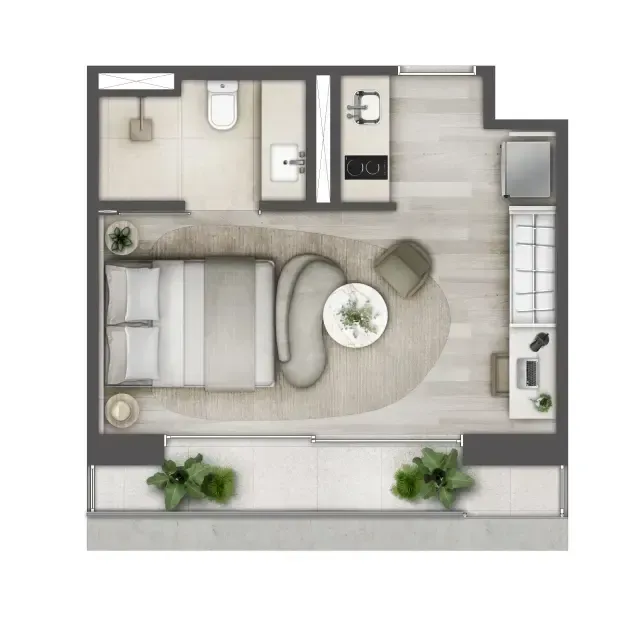 PLANTA 32m²