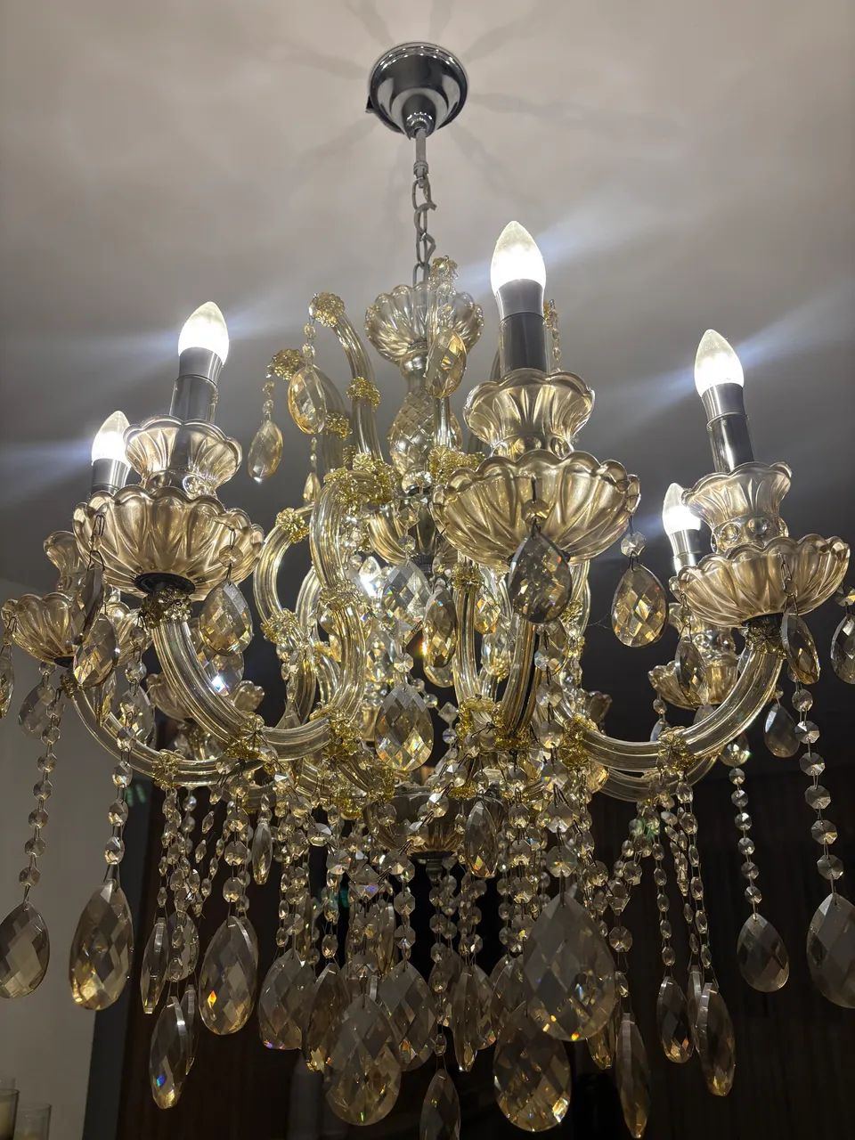 Lustre de Cristal âmbar  - Foto 3