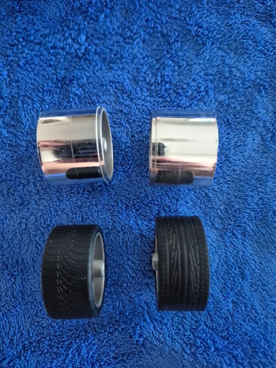 Jogo de Rodas Paralelas Para Miniaturas 1/24