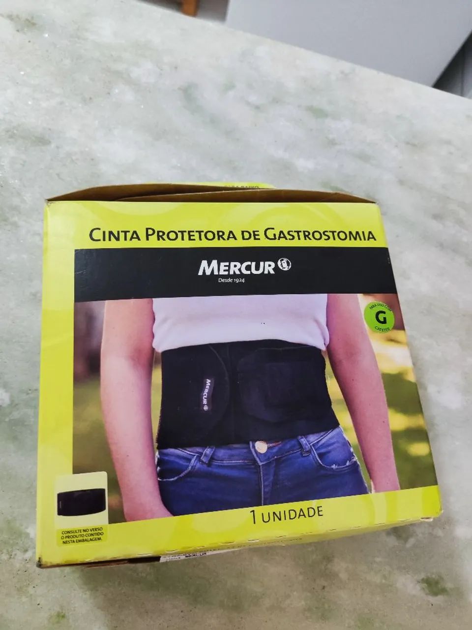 Cinta protetora de gastrostomia