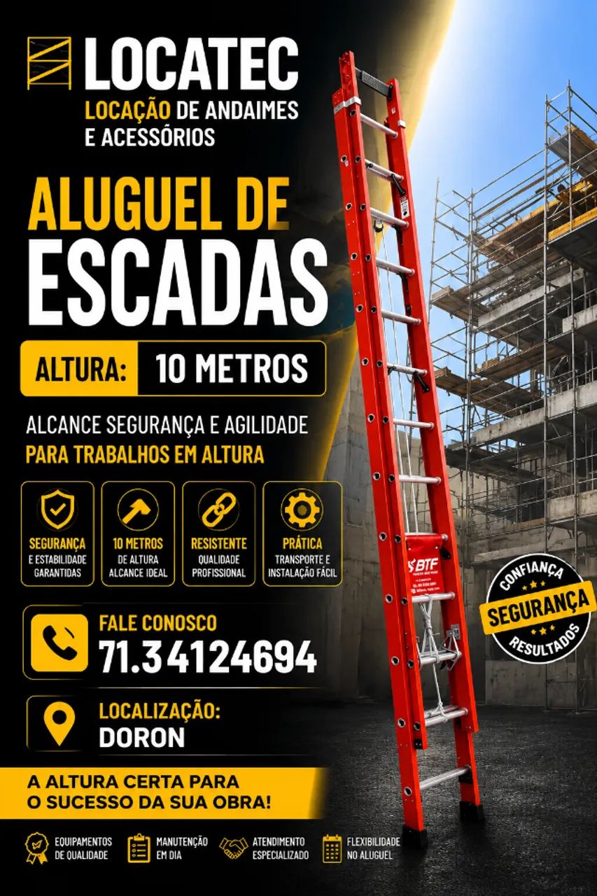 Aluguel de andaimes escadas e acessórios  - Foto 4