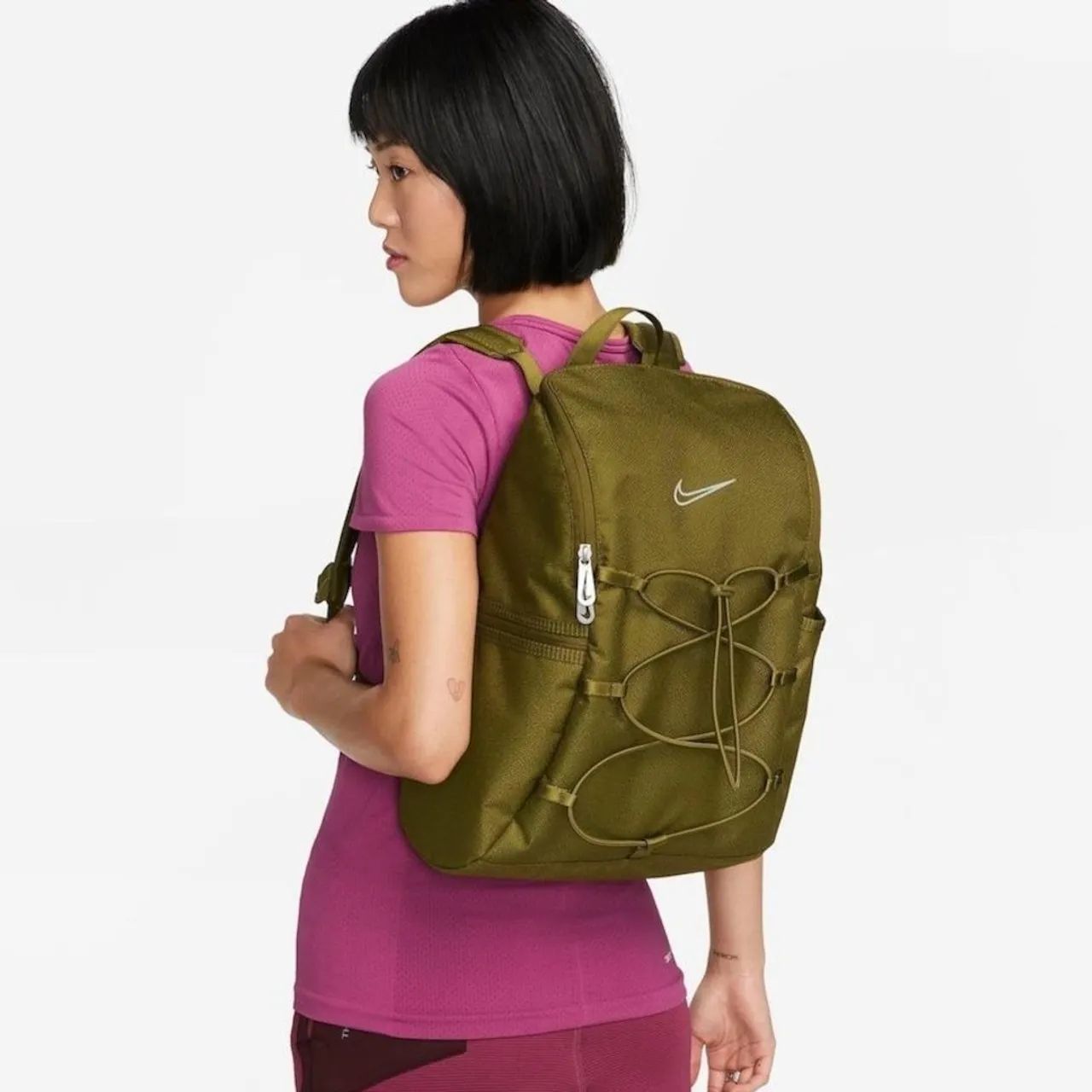 Mochila Nike One Verde - Foto 5
