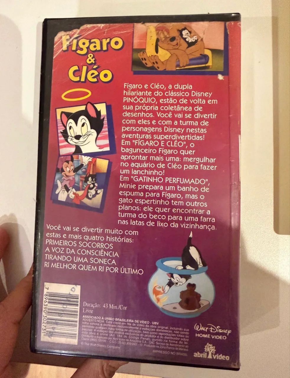 VHS Fígaro e Cléo Disney  - Foto 2