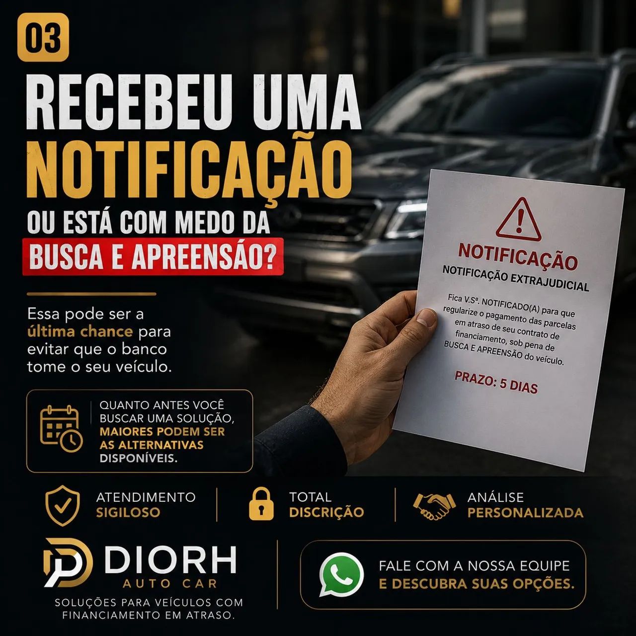 Não deixe banco buscar seu veículo  - Foto 5