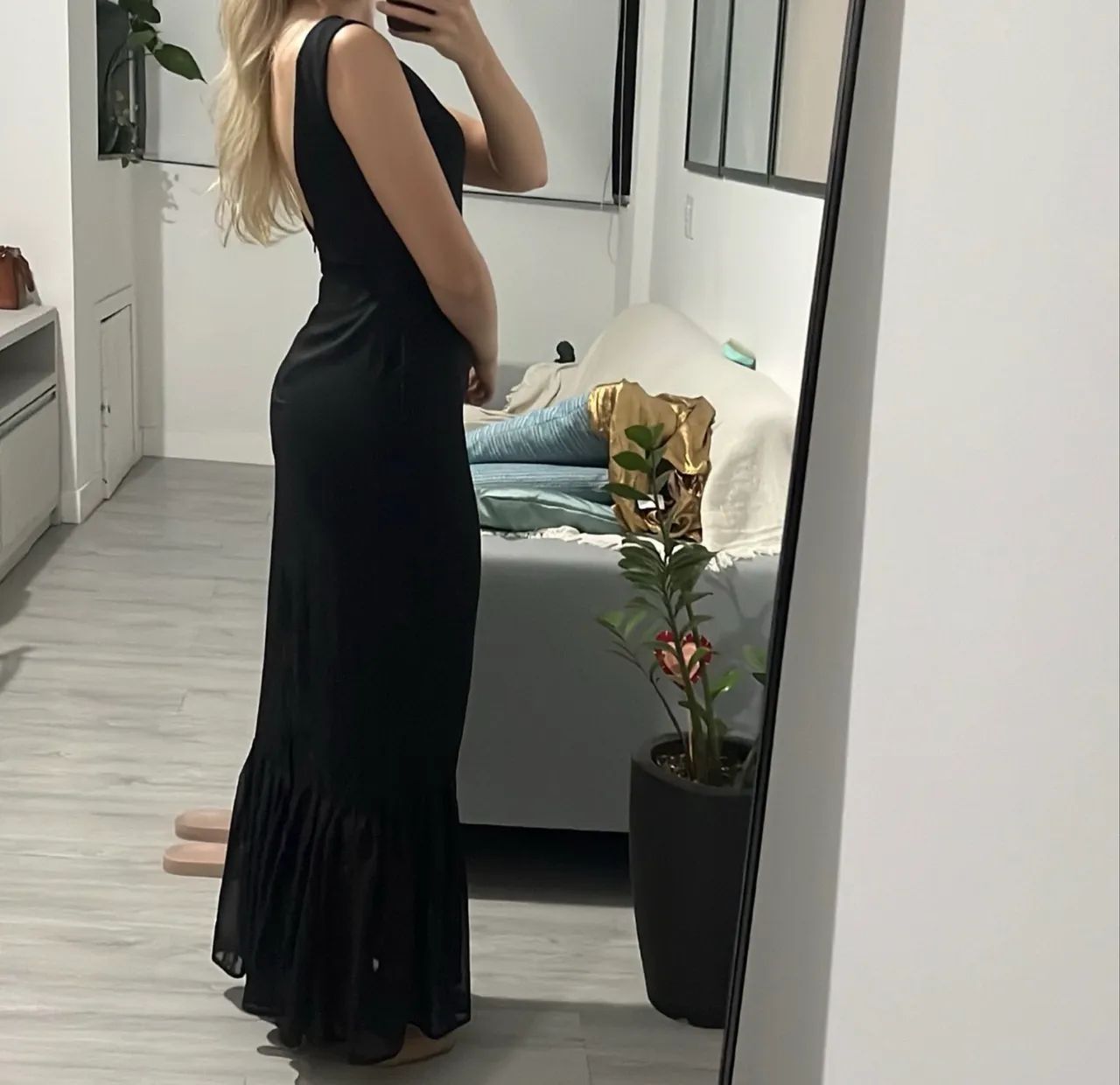 Vestido preto longo  - Foto 2