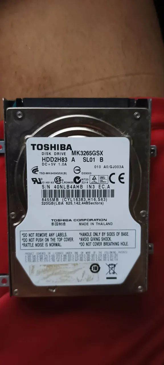 SSD HD para Notebook Serve pra DVR Camera