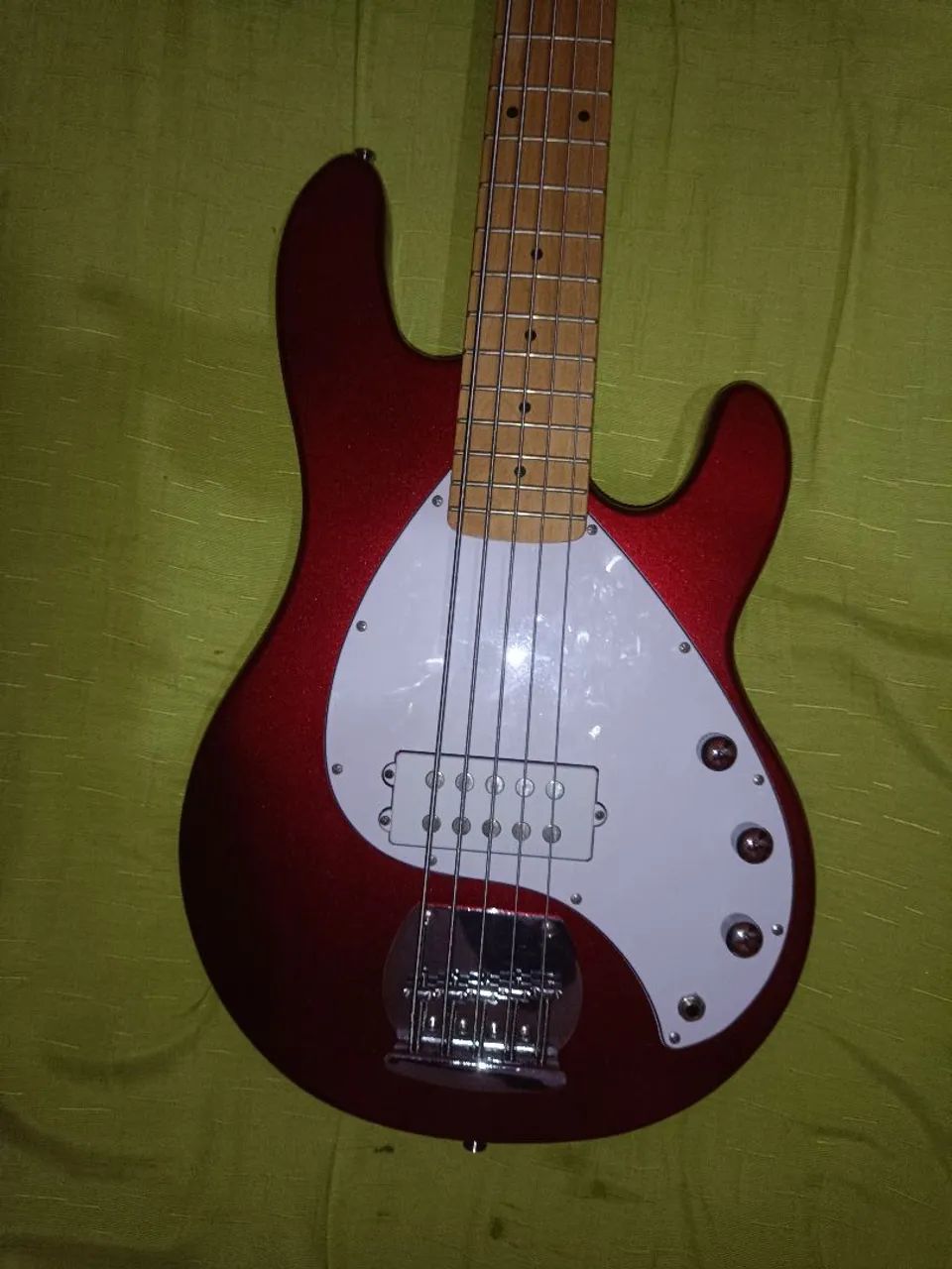 Contrabaixo Waldman MB-105 5 Cordas Passivo Vermelho - Foto 2