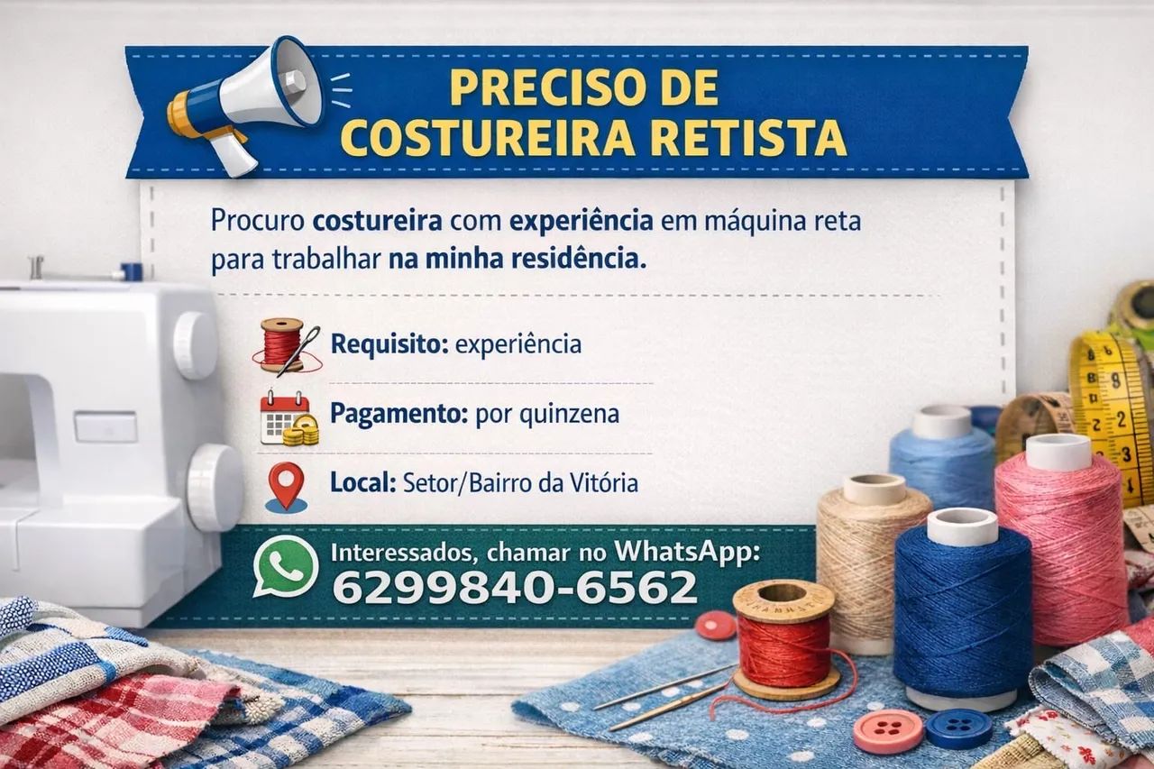 Contrata costureira 