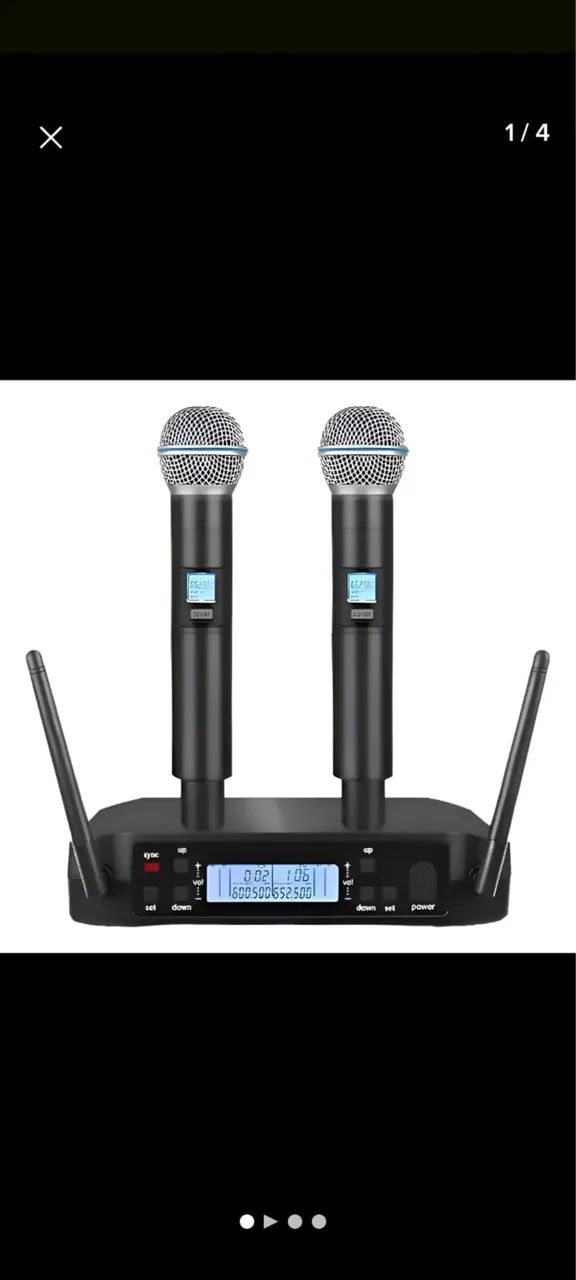 Microfone shure s/fio duplo - Foto 2