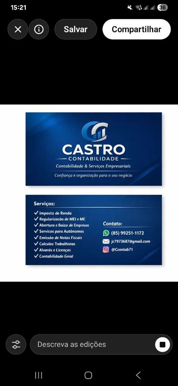 CONTABILIDADE E SERVIÇOS  - Foto 2