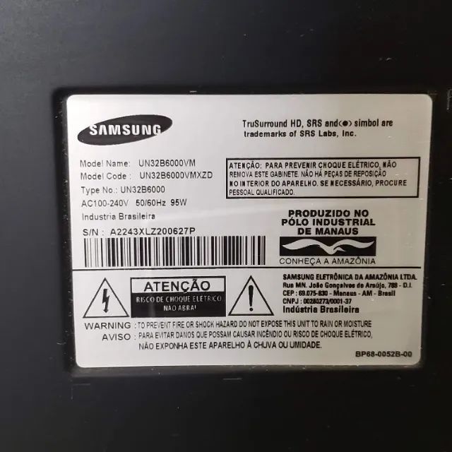 TV Samsung 32 polegadas UN32B6000 - Foto 4
