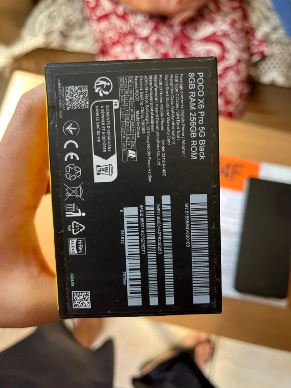 POCO X6 Pro 5G BLACK 8GB RAM 256GB ROM - Foto 2
