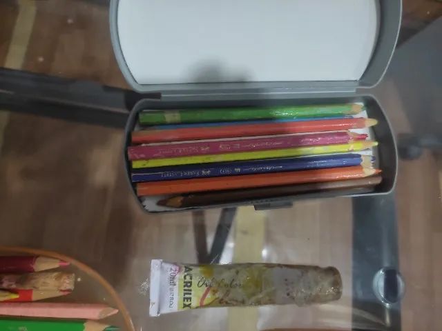Conjunto de lápis de cor antigos - Foto 3