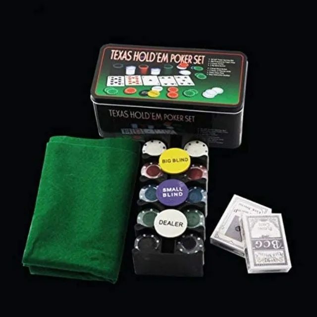 Poker Profissional Chips Jogo Com 200 Fichas  - Foto 2