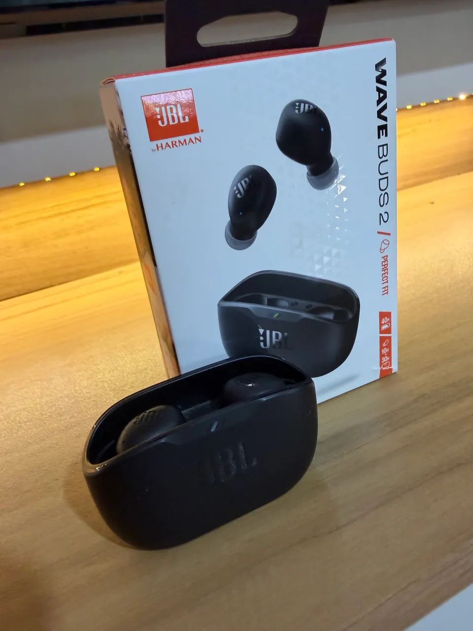 Fone JBL Wave Buds 2 Original - Bluetooth | Pouco Uso | Completo - Foto 2