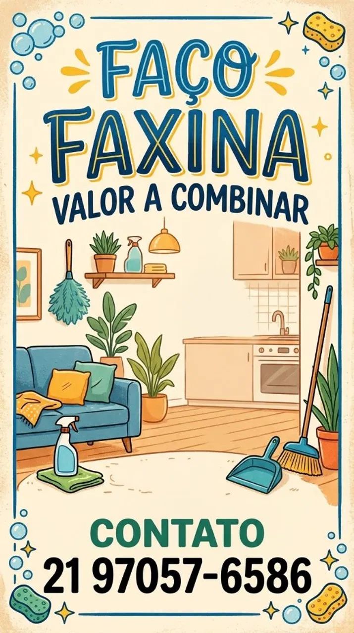 Faço faxina 