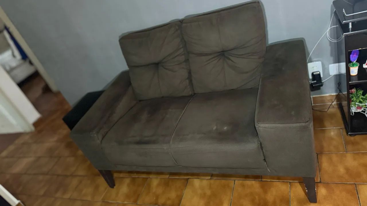 SOFÁ MARRON  2 e 3 lugares  - Foto 3