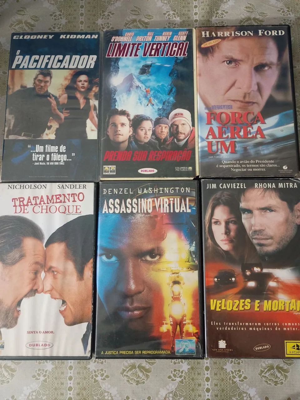 VHS selecionados 