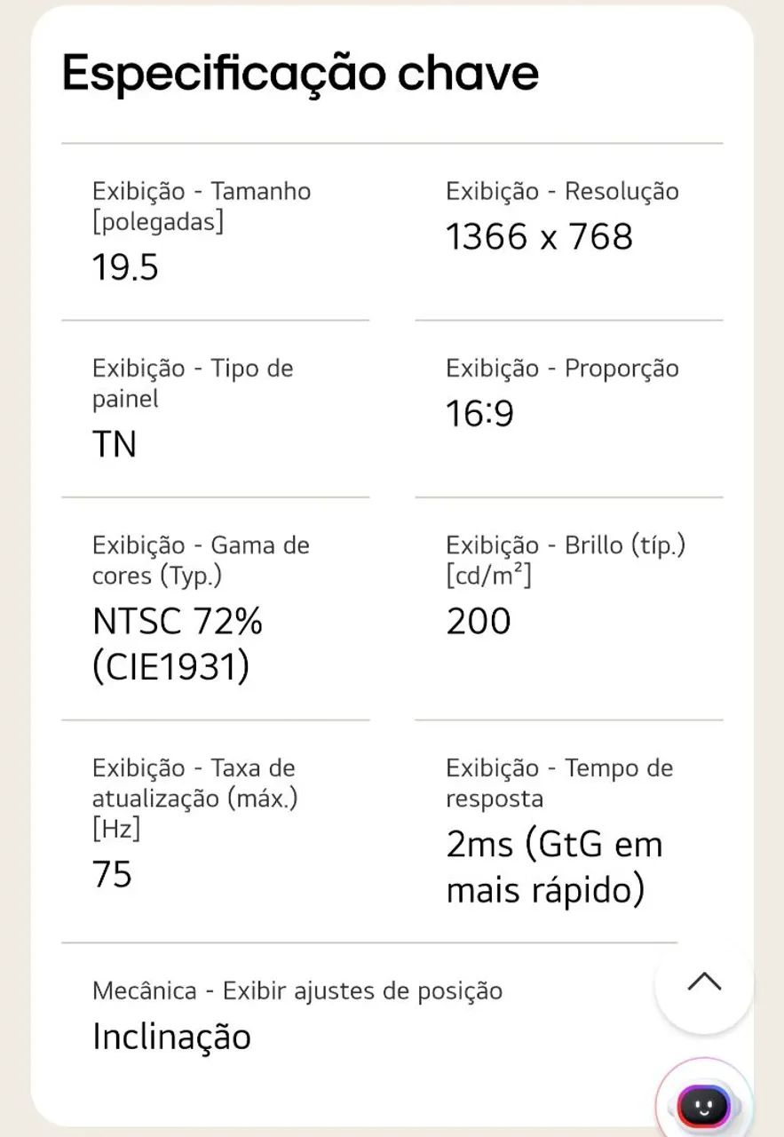 Vendo Monitor LG 20 polegadas 75hz HDMI - Foto 4