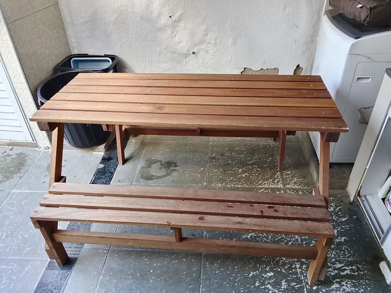 Mesa com bancos  - Foto 3