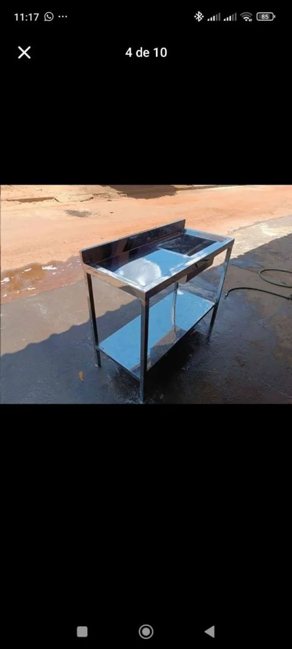Bancada/pia de inox - Foto 4
