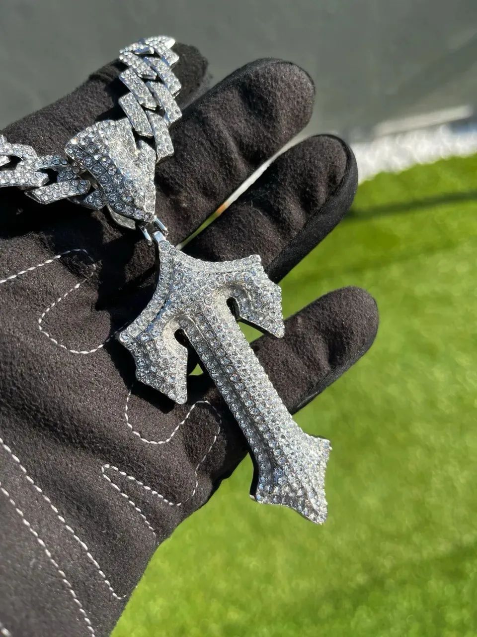 Corrente/Colar Ice Cravejado Trapstar