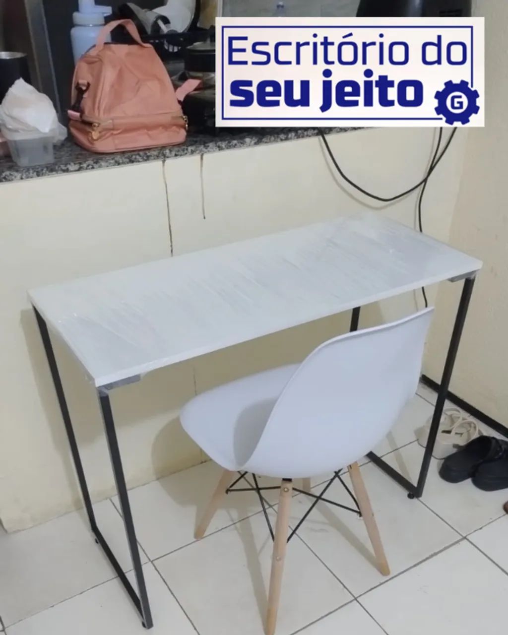 Mesa para Computador NOVA Escrivaninha Multiuso Notebook de Escritório Estudo Birô Gamer - Foto 3