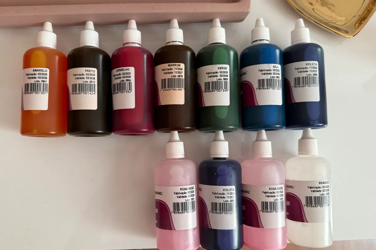 Corantes líquidos para Velas- Diversas Cores- NOVOS