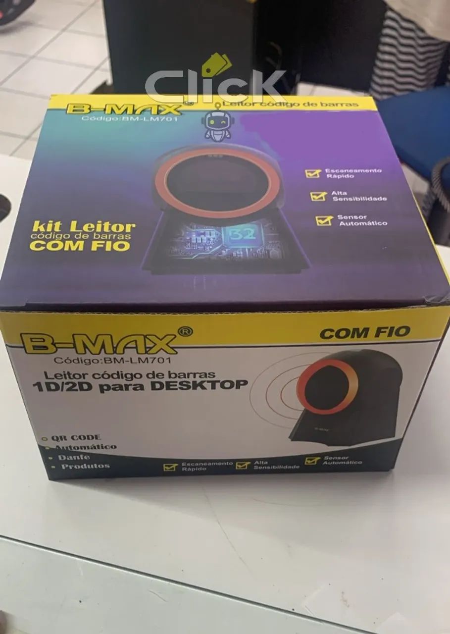Promoção: Leitor De Código De Barras 1d 2d Qr Code Scanner De Mesa - Foto 3