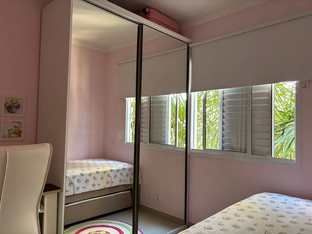 Guarda-roupa 2 portas com espelho 