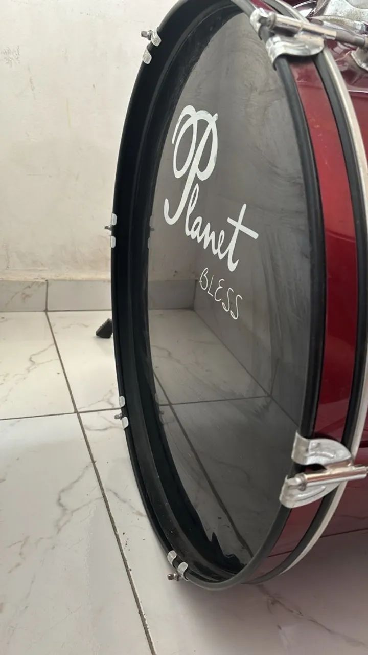 Bateria Planet Bless Completa + Pratos e Ferragens - Pronta para Tocar - Foto 4