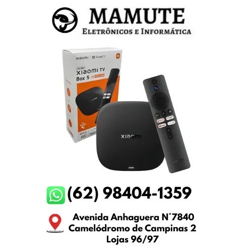 Mi Box S Tv Xiaomi 3a Geração Resolução 4k Ultra S Hd Bivolt