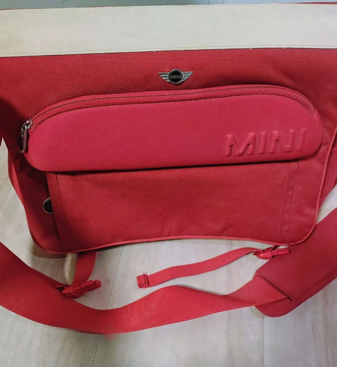 bolsa mini cooper vermelha vintage - Foto 3