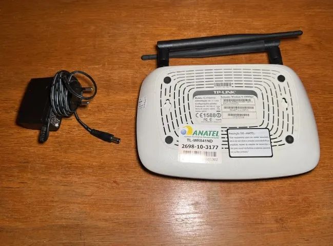 Roteador TP-LINK TL-WR841ND com Fonte e Caixa - EM ÓTIMO ESTADO - Foto 4