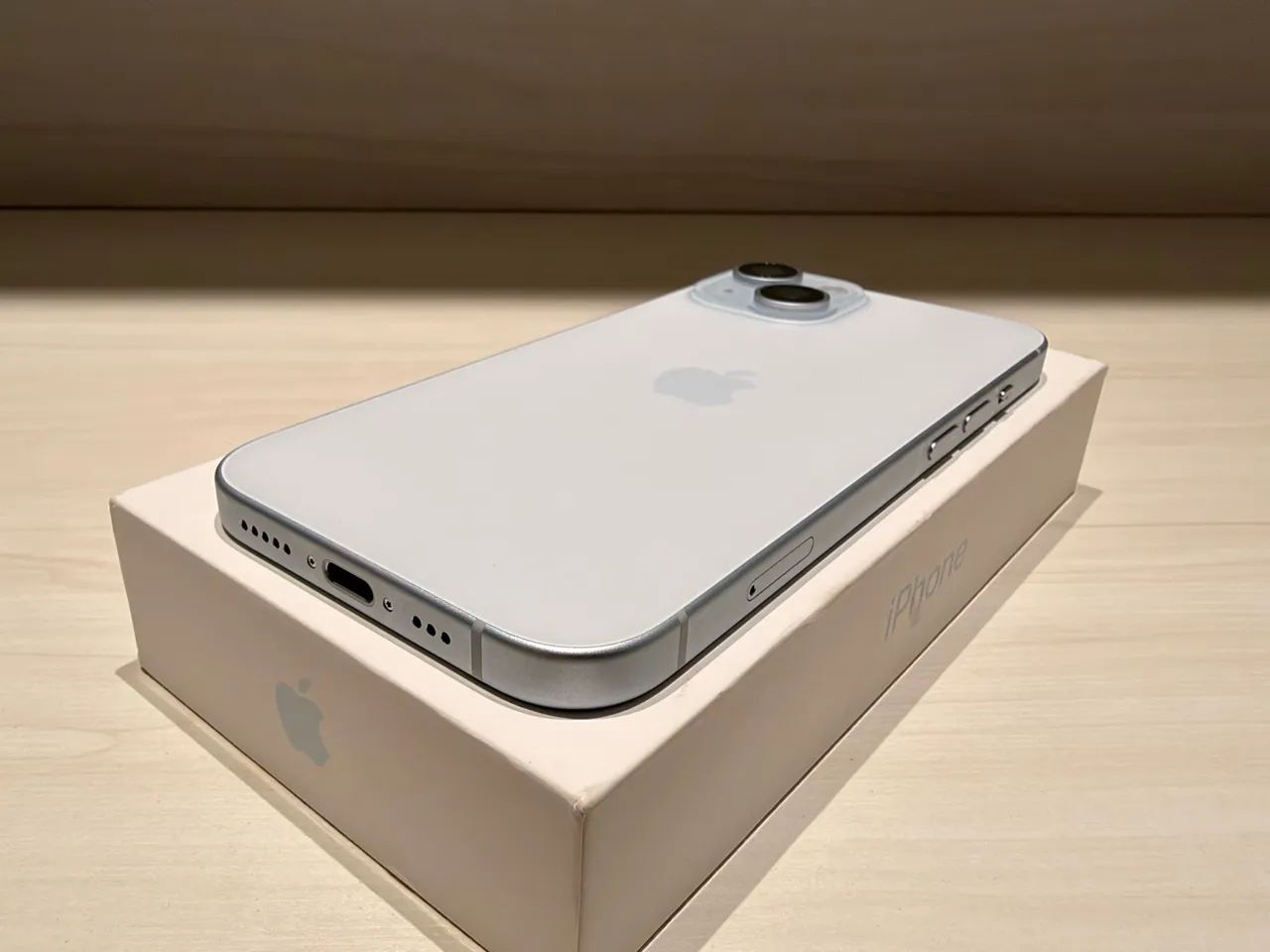 Apple iPhone 15 Blue 128GB, na Caixa, como Novo - Foto 3