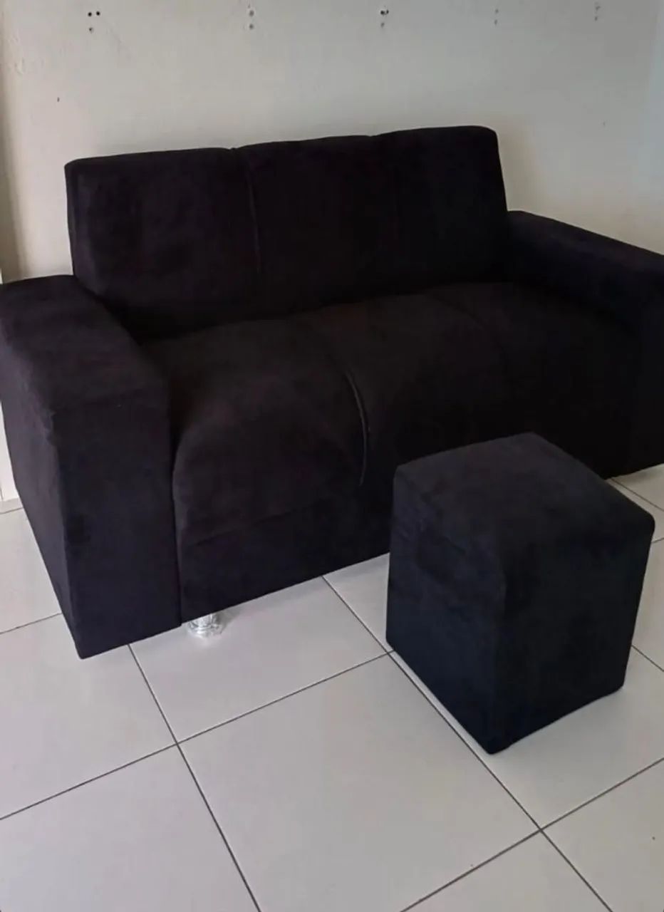 3 lugares com Puff sofás em várias cores - Foto 3